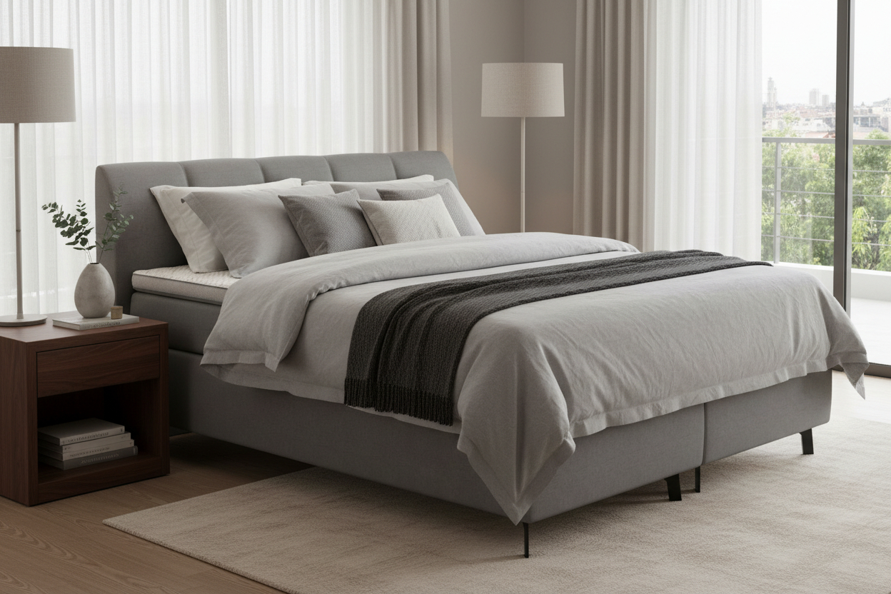 Boxspringbett Davie – Komfortfunktion im Detail